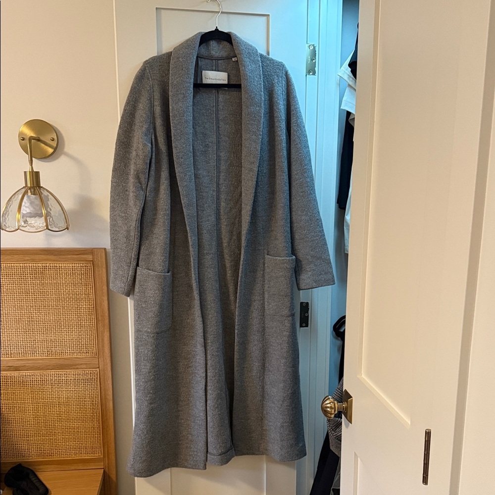 Babaton Heather Gray Open Cardigan Size M